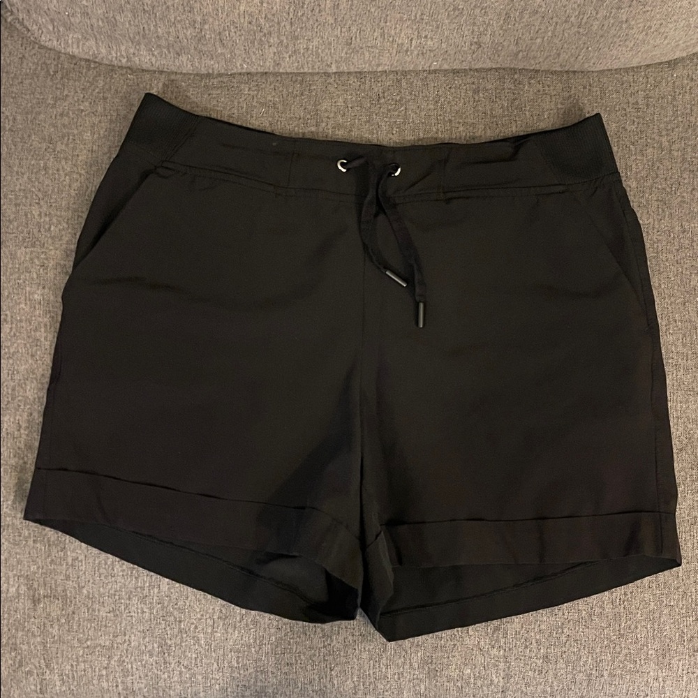 90 Degree By Reflex Black Athletic Shorts